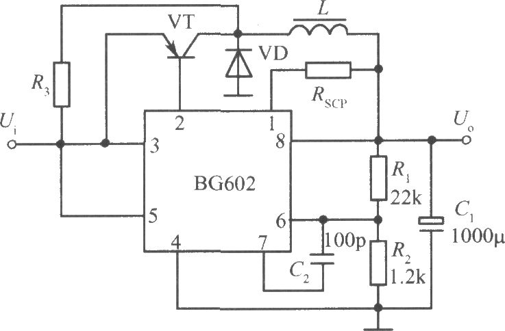 BG602组成的自激开关式集成稳压电源