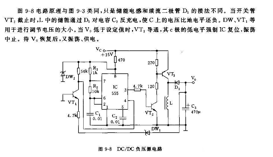 555DC／DC负压源电路