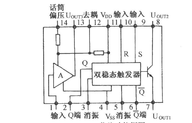 用SL517A的声控音乐插座电路