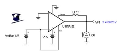 INA152 Zo TINA 测试电路