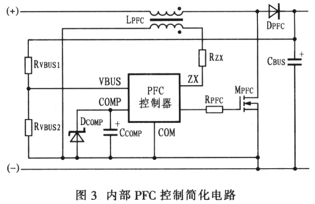 内部PFC控制简化电路