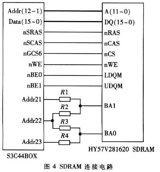 存储器电路连接图