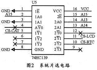 以74HC139为核心的片选电路