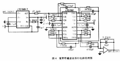 宽带带通滤波器的实际电路