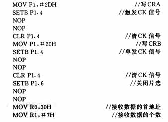 程序清单