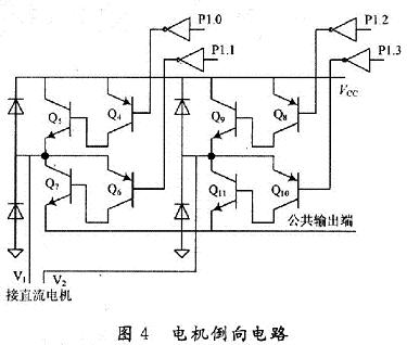 直流电机倒向驱动电路