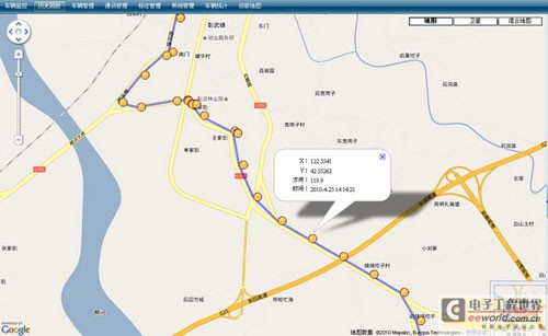 车载GPS跟踪器可对汽车行驶路线实时跟踪显示