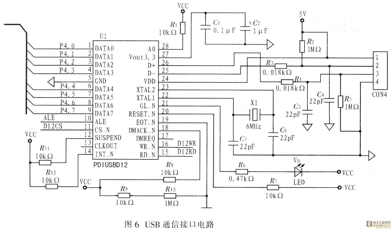 USB接口电路