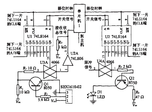 红外线电子移位逐行扫描电路