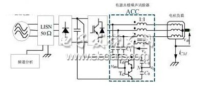 用于消除共模电压的有源滤波器