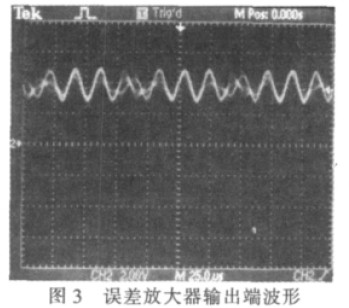 误差放大器输出端波形