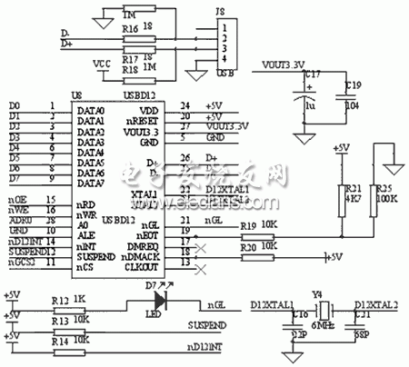 USB接口电路