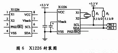 X1226与MCU的连接