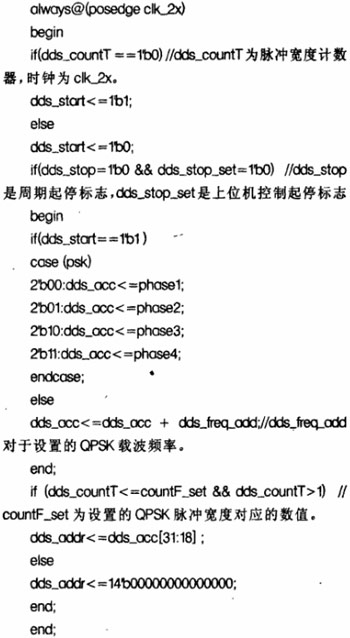 基于FPGA的QPSK信号源的设计与实现