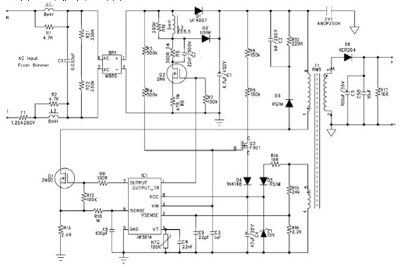 iW3614应用电路图