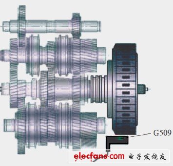 图4 离合器温度传感器G509