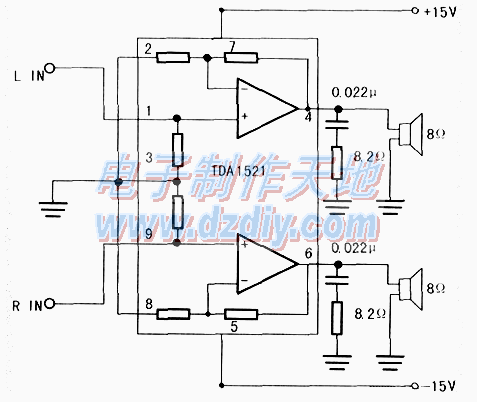 TDA1521功率放大器的设计与制作TDA1521 Amplifier