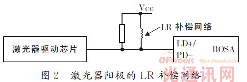 激光器阳极的LR补偿网络